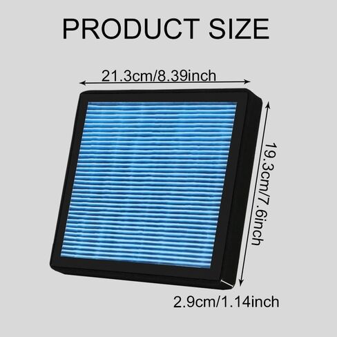 Cabin Air Filter, High Grade Activated Carbon Air Filter, Air Conditioner Filter Suitable for Toyota Camry, Corolla, RAV4, Lexus, Subaru Replaces #87139-26010, 87139-02090 Accessories in Saudi Arabia