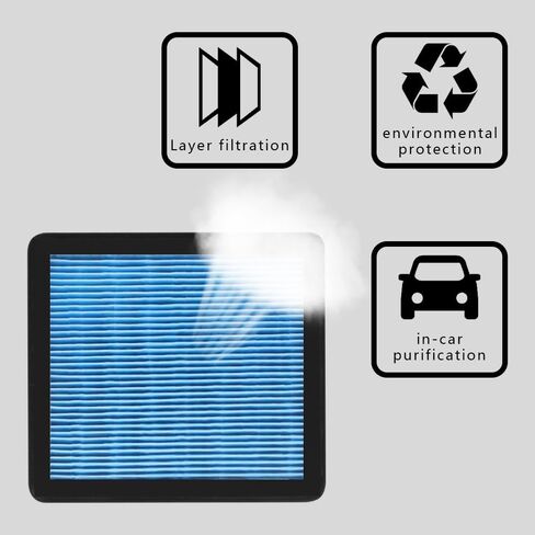 Cabin Air Filter, High Grade Activated Carbon Air Filter, Air Conditioner Filter Suitable for Toyota Camry, Corolla, RAV4, Lexus, Subaru Replaces #87139-26010, 87139-02090 Accessories in Saudi Arabia