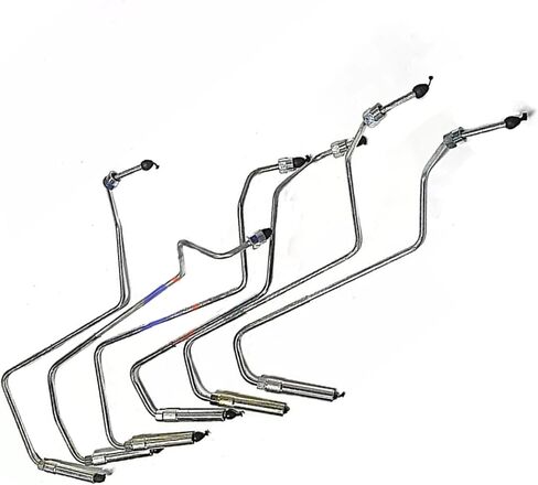 Fuel Line Tube Kit 6155-71-5111 6155-71-5121 6155-71-5131 6155-71-5141 6155-71-5151 6155-71-5161 Fits for Komatsu SA6D125E-3A-7W Engine in Kuwait