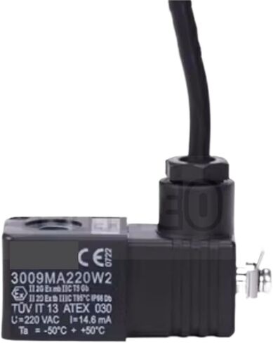 1pc Explosion-Proof Coil 3009ma220w2 Solenoid Valve AC220V B03-4M310-08/10 3009MD024W3(B03 4M310-08 220V) in Kuwait