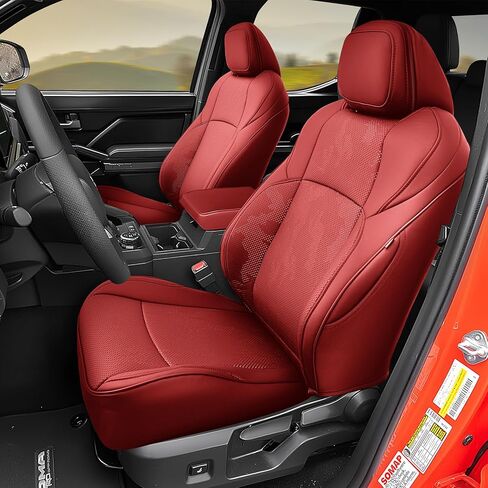 DiffCar® Seat Covers for Toyota Tacoma 2026 2025 2024 Double Cab(Gas Only), Full Set Faux Nappa Leather Truck Accessories for Tacoma 4th Gen, Car Seat Protectors Custom Fit for Tacoma Seat, Black Camo in Saudi Arabia