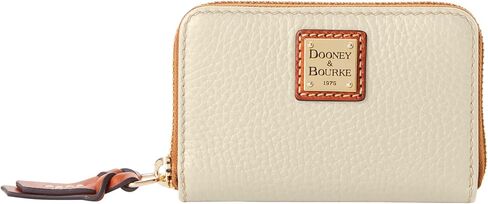 Dooney & Bourke Pebble Grain Large Zip Around Credit Card Case Wallet in Saudi Arabia