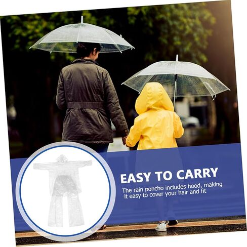 BESPORTBLE 3sets Hooded Rain Jacket Windbreaker Rain Coats Ponchos and Pants for Women Men Camping Accessories in Saudi Arabia