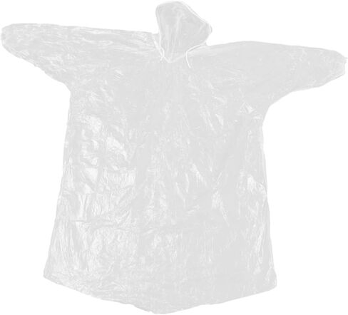 BESPORTBLE 10pcs Disposable Rain Poncho for Adults and Teens Hooded Raincoat for Hiking Camping and Outdoor Activities Windproof and Dirt-resistant in Saudi Arabia