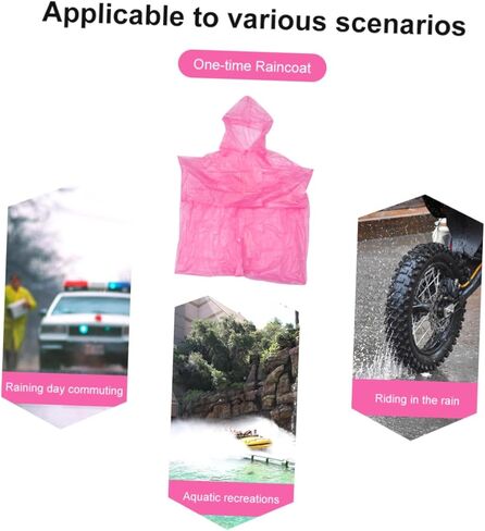 VANZACK Disposable Raincoat Rain Coats Woman Raincoat Practical Outdoor Raincoat Outdoor White in Saudi Arabia