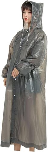 BESPORTBLE 2PCS Lightweight Non-Disposable EVA Raincoat Hood for Adults Windproof Portable Rain Poncho for Hiking and Outdoor Sports Random Color in Saudi Arabia