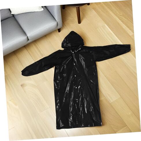 معطف مطر طويل من BESPORTBLE معطف مطر طويل للتخييم والطوارئ معطف مطر طويل شفاف للنساء معطف مطر عالي التحمل in Saudi Arabia