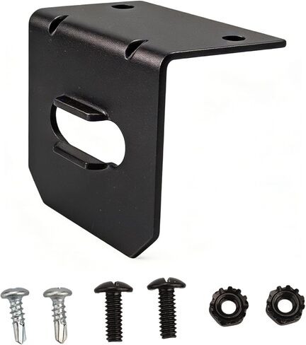 Vehicle-Side Trailer Wiring Harness Mounting Bracket Kit, with Screws, for 4 Way Trailer Plug and Trailers Wire Connector, Compatible with 58301 in Saudi Arabia