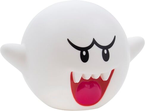 Paladone Super Mario Bros مرخص رسميًا من Nintendo Boo Light مع أصوات ماريو، للكبار، ديكور غرفة الألعاب ضوء ليلي مع الموسيقى، 4.7 بوصة in Saudi Arabia