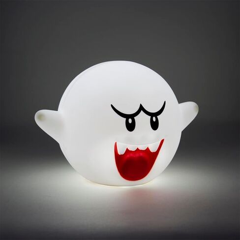 Paladone Super Mario Bros مرخص رسميًا من Nintendo Boo Light مع أصوات ماريو، للكبار، ديكور غرفة الألعاب ضوء ليلي مع الموسيقى، 4.7 بوصة in Saudi Arabia