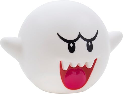 Paladone Super Mario Bros مرخص رسميًا من Nintendo Boo Light مع أصوات ماريو، للكبار، ديكور غرفة الألعاب ضوء ليلي مع الموسيقى، 4.7 بوصة in Saudi Arabia