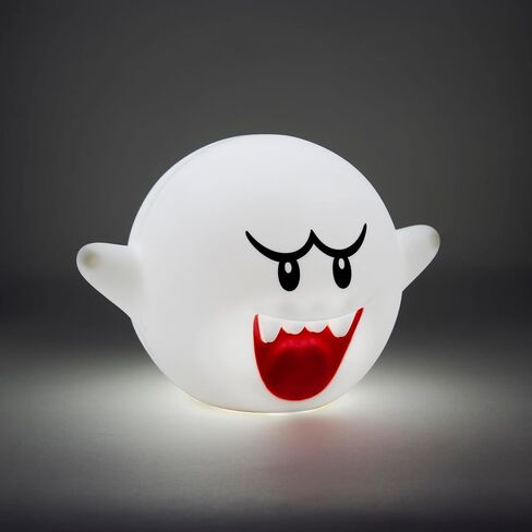 Paladone Super Mario Bros مرخص رسميًا من Nintendo Boo Light مع أصوات ماريو، للكبار، ديكور غرفة الألعاب ضوء ليلي مع الموسيقى، 4.7 بوصة in Saudi Arabia