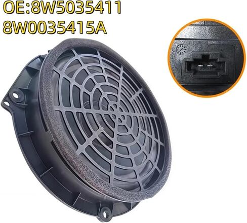 8W5035411 8W0035415A مكبر صوت للباب الأمامي والخلفي للسيارة بوق بوق متوافق مع Audi A4 S4 B9 A4L Quattro 2017 2018 2019 2020 2021 2022 (خلفي) in Saudi Arabia