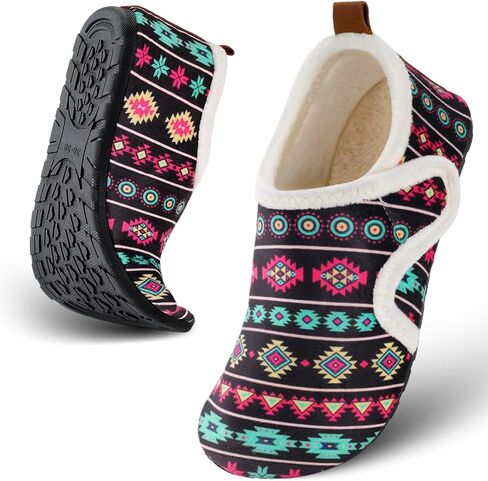 Ultrafun House Slippers for Women Men Slip on Barefoot Slippers Socks Soft Lightweight Rubble Sole House Shoes Indoor/Outdoor in Kuwait