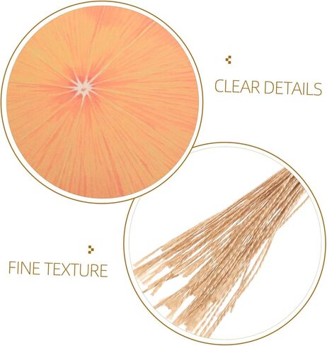 Fan Handheld Simulation Orange Paddle Fan for Outdoor Summer Party Favor in Saudi Arabia