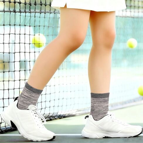 12 Pairs Boys Socks Kids Toddler Crew Cotton Socks for Boys Athletic Sock School for Boys Girls 1-13 Years in Saudi Arabia