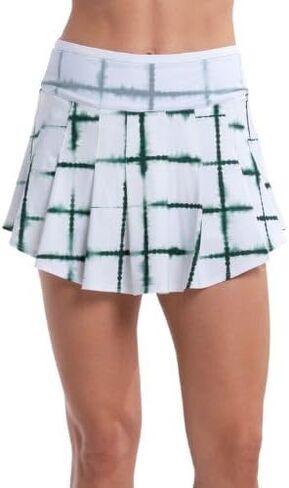 Lucky In Love Shibori Plaid Skirt in Saudi Arabia