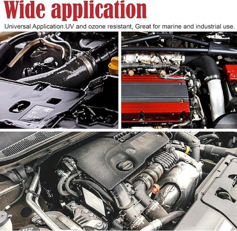 45 Degree ID 3 to 4 inches Elbow Silicone Reducer Coupler Hose 4 Ply Polyester Reinforcement with 2 Steel T Clamps for Intercooler Turbo Intake Pipe in Kuwait