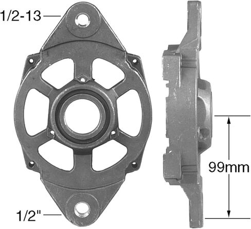 New Alternator Frame DE Compatible With Advance Mixer Glider 12.7L 1994, S 12.7L 1988-1993, S 10.3L 1992; Autocar ACL 10.4L 1981-1985, ACL 10.5L 1984-1986, AT 10.5L 1986 10467267 370-12036 in Saudi Arabia