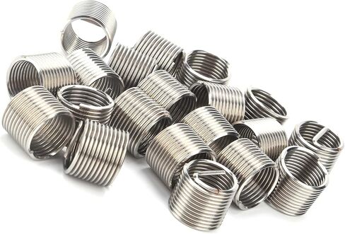 Wire Thread Insert Stainless Steel Repair Socket Kit for Thread Repair and Protection, 20Pcs M14x1.5x1.5D Wire Insert for Restoration in Saudi Arabia