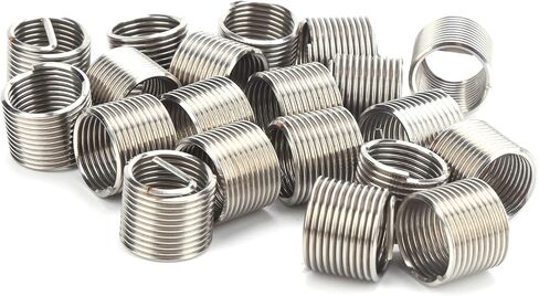 Wire Thread Insert Stainless Steel Repair Socket Kit for Thread Repair and Protection, 20Pcs M14x1.5x1.5D Wire Insert for Restoration in Saudi Arabia