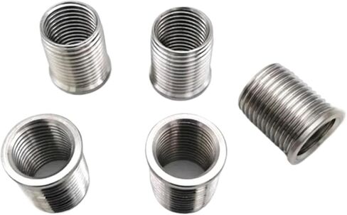 M10-M12/M12-M14/M14-M16 Carbon Steel Stainless Steel Spark Plug Repair Thread Insert Timesert Type Inserts1252(Stainless steel 304,M10X1M12X1X12.7) in Saudi Arabia