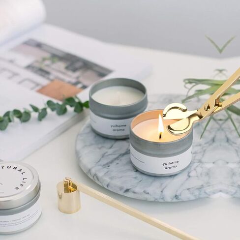 Candle Wick Trimmer, Polished Stainless Steel Wick Clipper Cutter, Controllable The Candle Flame, Reaches Deep Into Candles to Cut Spent Wicks, Allow Cleaner Burn and Prevent Soot Buildup in Saudi Arabia