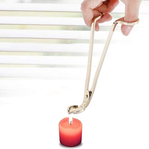 Candle Wick Trimmer, Polished Stainless Steel Wick Clipper Cutter, Controllable The Candle Flame, Reaches Deep Into Candles to Cut Spent Wicks, Allow Cleaner Burn and Prevent Soot Buildup in Saudi Arabia