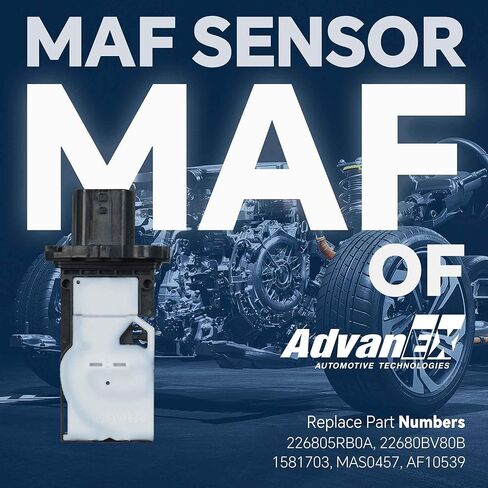 226805RB0A مستشعر تدفق الهواء الشامل MAF متوافق مع إنفينيتي QX60 نيسان ألتيما/جوك/كيكس/ماكسيما/مورانو/باثفايندر/روج/سينترا/فيرسا يستبدل 22680BV80B 1581703 in Kuwait