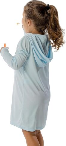 فستان Vapor Apparel للأطفال بعامل حماية من أشعة الشمس 50+ للحماية من أشعة الشمس فوق البنفسجية وأكمام طويلة مناسب لأسلوب الحياة في الهواء الطلق in Kuwait