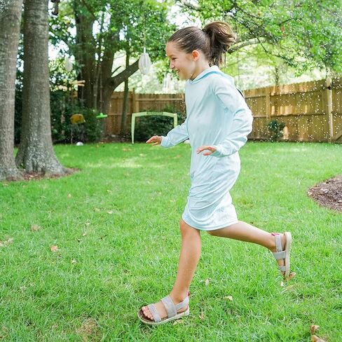 فستان Vapor Apparel للأطفال بعامل حماية من أشعة الشمس 50+ للحماية من أشعة الشمس فوق البنفسجية وأكمام طويلة مناسب لأسلوب الحياة في الهواء الطلق in Kuwait