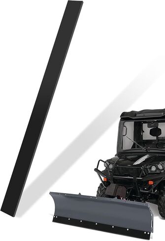 حافة قطع محراث الثلج من البولي يوريثين مقاس 72 × 3 × 1/2 بوصة مناسبة لجرارات ATV وأجهزة التوجيه المنزلقة وUTVs حافة قطع دافعة الثلج، شفرة بديلة شديدة التحمل لمحراث شفرة الثلج الأمامي in Kuwait