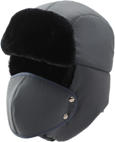 Windproof Warm Hat Winter Bomber Hats Men Women Thermal Snow Ski Cap Lei Feng Caps in Saudi Arabia