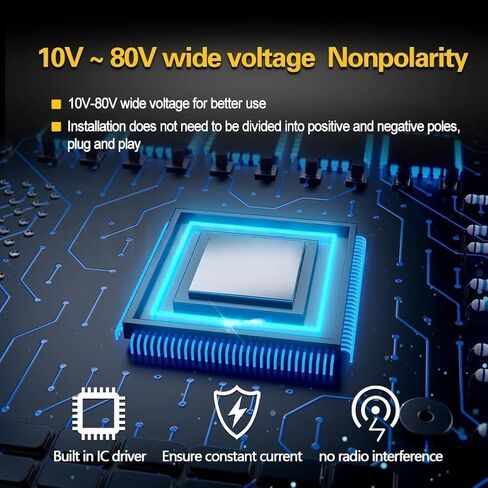 P15D H6 H6M LED Headlight Bulb Kit Fit For Yamaha Raptor 700 700R (2006-2018), ATVS UTV Light Bulbs, 500% Brightnes Bulbs 6000K White 55W H6M Light Bulbs, Plug and Play, 2-Pack in Kuwait