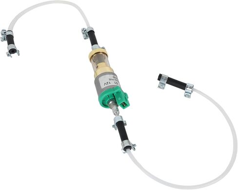 Diesel Heater Fuel Pump Double Filter Quieter Parking Air Heater 12V 22ML Fuel Metering Pump with Fuel Hose for Chinese Diesel Heater 2KW 3KW 5KW, Fit for Eberspacher Airtronic D2 D4 D5 in Kuwait