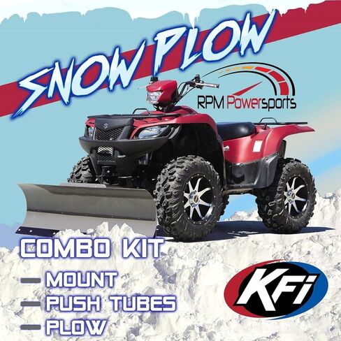 KFI Fits 54 بوصة ATV Steel Blade Snow Plow Kit - 2005-2024 متوافق مع Kawasaki Brute Force 750 4x4i in Saudi Arabia