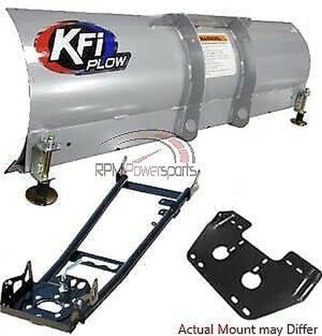 KFI Fits 54 بوصة ATV Steel Blade Snow Plow Kit - 2005-2024 متوافق مع Kawasaki Brute Force 750 4x4i in Saudi Arabia