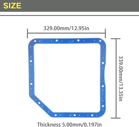 Tykick Transmission Oil Pan Gasket for GM Turbo 350 for Moroso 42010 93102 Replaces 93102 8690 in Saudi Arabia