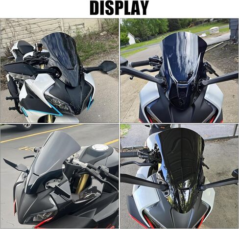 PSLER للزجاج الأمامي CFMOTO 450ss - ملحقات الزجاج الأمامي للدراجة النارية لـ 450 ss 2022 2023 2024، أسود in Kuwait