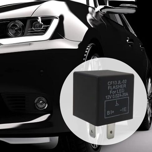 3-Pin 12V Flasher Relay Fix Light LED Lamp Turn Signal Hyper Flash CF13 JL-02 Relay يناسب 2013 شيفروليه سيلفرادو 2500 HD LT ممتد لاقط الكابينة 4 أبواب in Kuwait