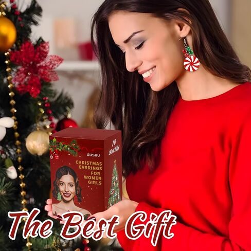 Gushu 28 زوجًا من الأقراط الجلدية للنساء، مجموعة متعددة من الأقراط المصنوعة من الجلد الصناعي، أقراط متدلية على شكل دمعة خفيفة الوزن للفتيات... in Kuwait