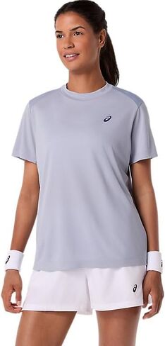 ASICS Women's Court Short Sleeve TOP Tennis Apparel in Kuwait