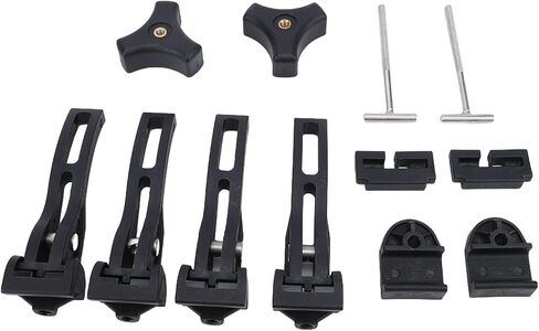 Truck Bed Cover Clamp with T , Screws, Sturdy Clamps, Security Enhancer for Pickup Truck. Fits Most Standard Truck Beds, Suitable for Cargo Safety in Saudi Arabia