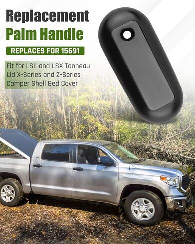 15691 Replacement Palm Handle Fits for LSII and LSX Tonneau Covers X Series and Z Series Camper Shells, Truck Tonneau Cover and Truck Cap Handle with Screw in Saudi Arabia