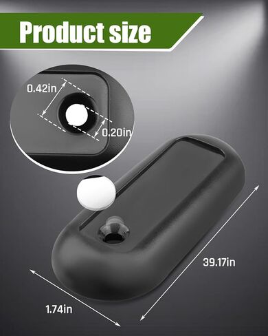 15691 Replacement Palm Handle Fits for LSII and LSX Tonneau Covers X Series and Z Series Camper Shells, Truck Tonneau Cover and Truck Cap Handle with Screw in Saudi Arabia