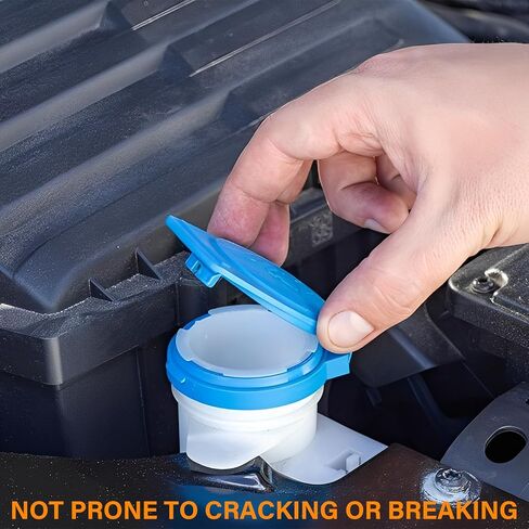Windshield Wiper Washer Fluid Reservoir Tank Bottle Cap Cover Compatible with Porsche Cayenne 2003-2018, Plastic Washer Fluid Cap, Replaces Part Number 3Q0955455 (1) in Saudi Arabia