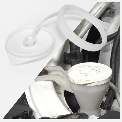 Click&Fit Windshield Washer Fluid Reservoir Cap compatible with Mitsubishi Outlander 2007-2025, Lancer 2007-2017, Eclipse Cross - Car Water Tank Bottle Cap 8260A274 8260A334, dia 2.17in White in Saudi Arabia