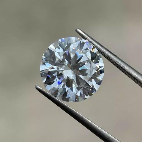 6.5 مم قطع مستدير من GIE معتمد من مختبر CVD Diamond (D Color VVS1 Clarity) تم إنشاء مختبر ماسي معتمد من الأحجار الكريمة لصنع المجوهرات in Kuwait