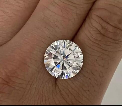 6.5 مم قطع مستدير من GIE معتمد من مختبر CVD Diamond (D Color VVS1 Clarity) تم إنشاء مختبر ماسي معتمد من الأحجار الكريمة لصنع المجوهرات in Kuwait