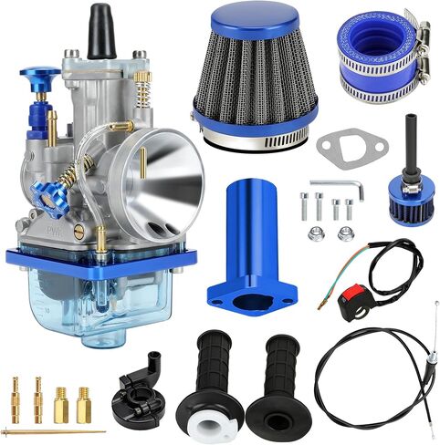 HIAORS PWK 24mm Carburetor Carb Throttle Assembly Jet for Predator 212 196cc 200cc 224cc 6.5HP Engine Coleman CT200U BT200X Mini Bike CT200U-EX Baja Warrior MB200 KT196 Go Kart Race Parts (Black) in Saudi Arabia